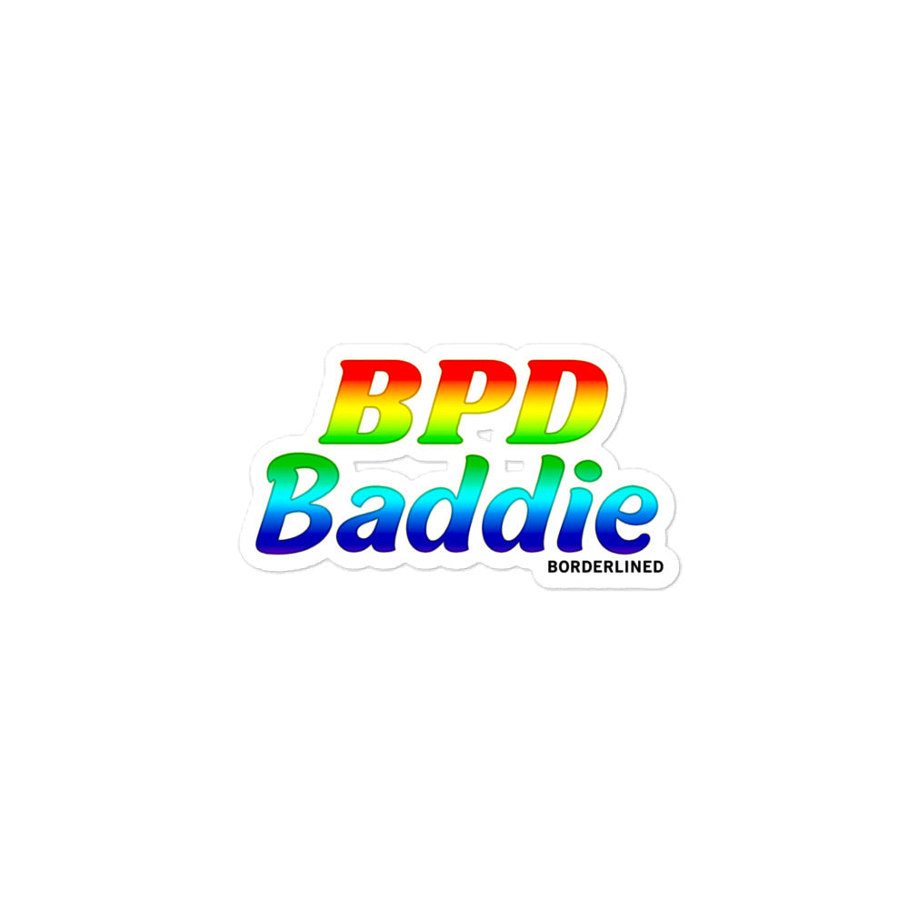 BPD Baddie Sticker LGBTQIA+ EDITION